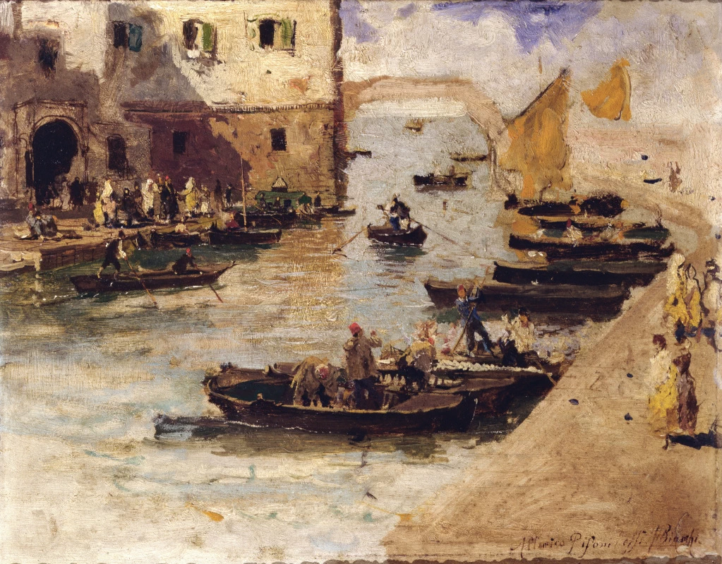 Veduta di Chioggia - Accademia Carrara, Bergamo